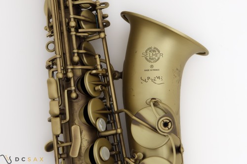 Selmer supreme alto saxophone - selmer,